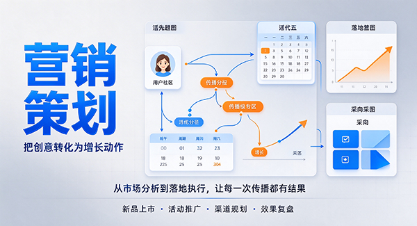 洪梅镇营销策划